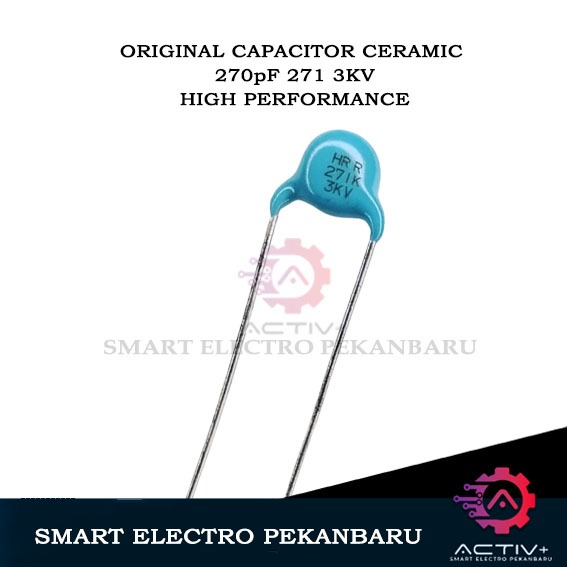 ORIGINAL CAPACITOR 270pF 271 3KV SAMWHA 271K 3 KV 3000V CERAMIC KAPASITOR KERAMIK 270 pF 3000 V CERA