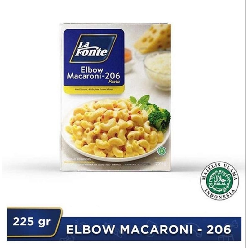 

la fonte macaroni elbow 225gr