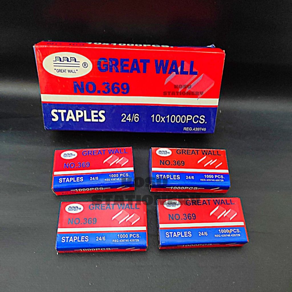 

ISI STAPLES / ISI STAPLER / REFILL STAPLES BESAR GREAT WALL GW NO. 3