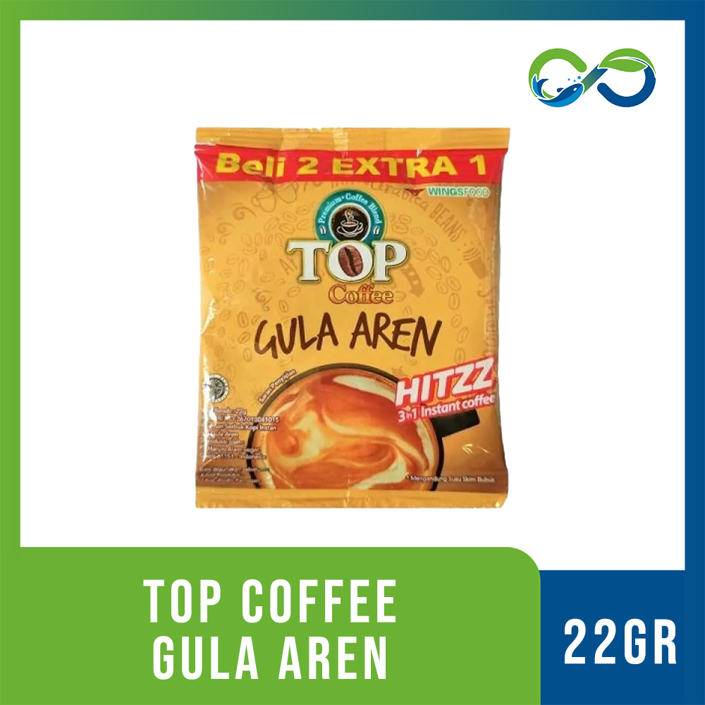 

[AquaEcoFarm] 1 sachet Top Coffe gula aren 22 gr Top Kopi instan Serbaguna Bandung