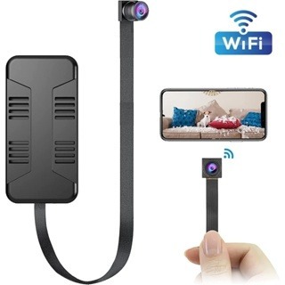 Kamera Mata-mata Mini Unik DIY Modul Wifi Nirkabel dengan Baterai Internal Hidden CCTV Portabel Spyc