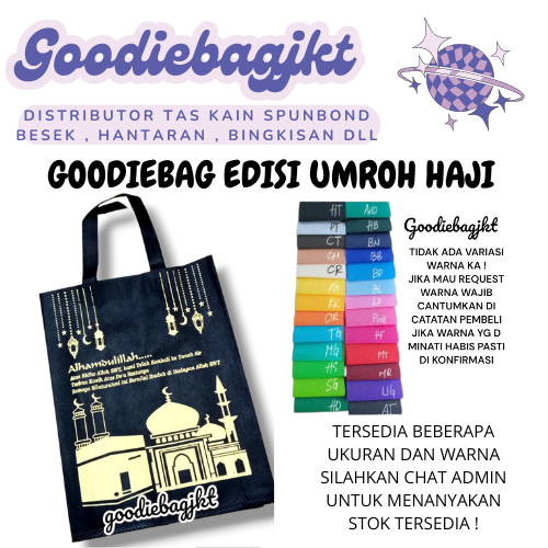 

Goodiebag tas umrah oleh oleh umrah sovenir umrah isi 12pcs