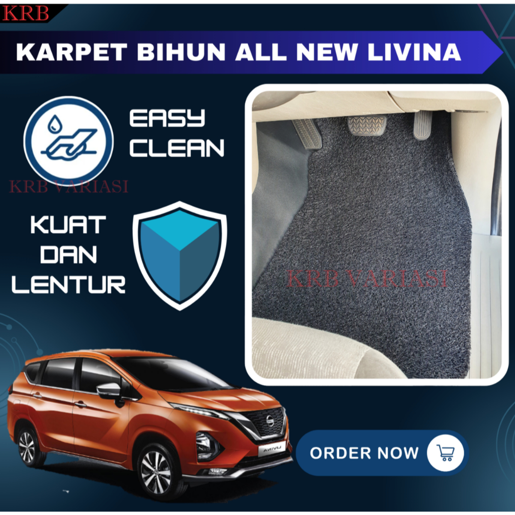 Karpet Lantai Mie Bihun Nissan All New Livina Karpet Mobil Livina Set Karpet Mobil Livina Fullset