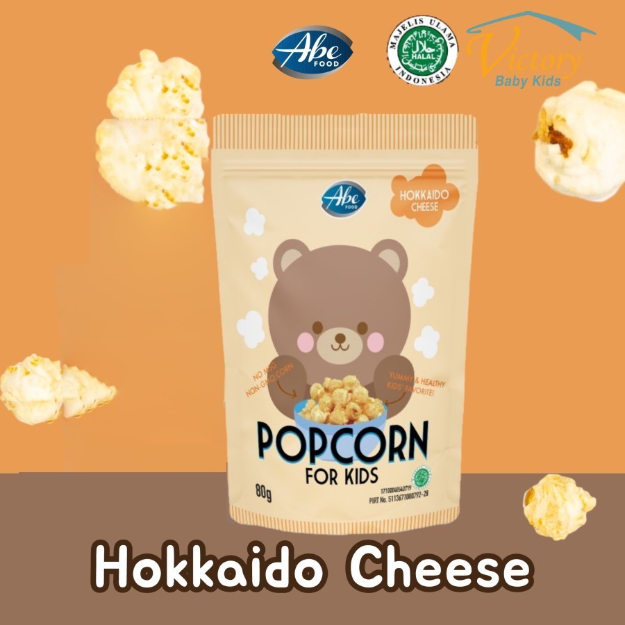 

Abe Food Popcorn for Kids Hokkaido Cheese 80gr