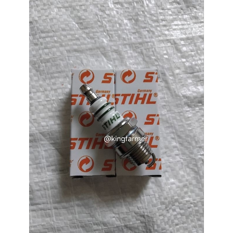 BUSI MESIN STIHL WSR6F ORIGINAL 2 TAK POTONG RUMPUT, SENSO, SEMPROT MINI