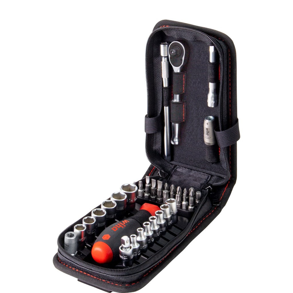 WIHA 33394 NUT DRIVER AND BIT SET 1/4" 40PC (44684)