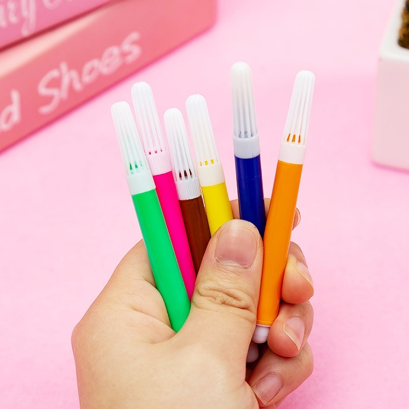 

Spidol Gambar Tulis Mini Kecil Travel 6pcs Warna Warni spidol mini