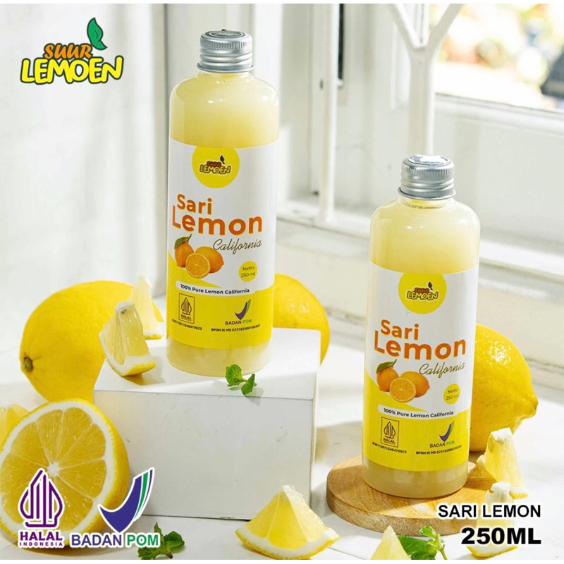 

BPOM Sari Lemon Murni 2x 250ml Original Untuk Diet Organik By Suur Lemoen [ Harum Lemon Store ]