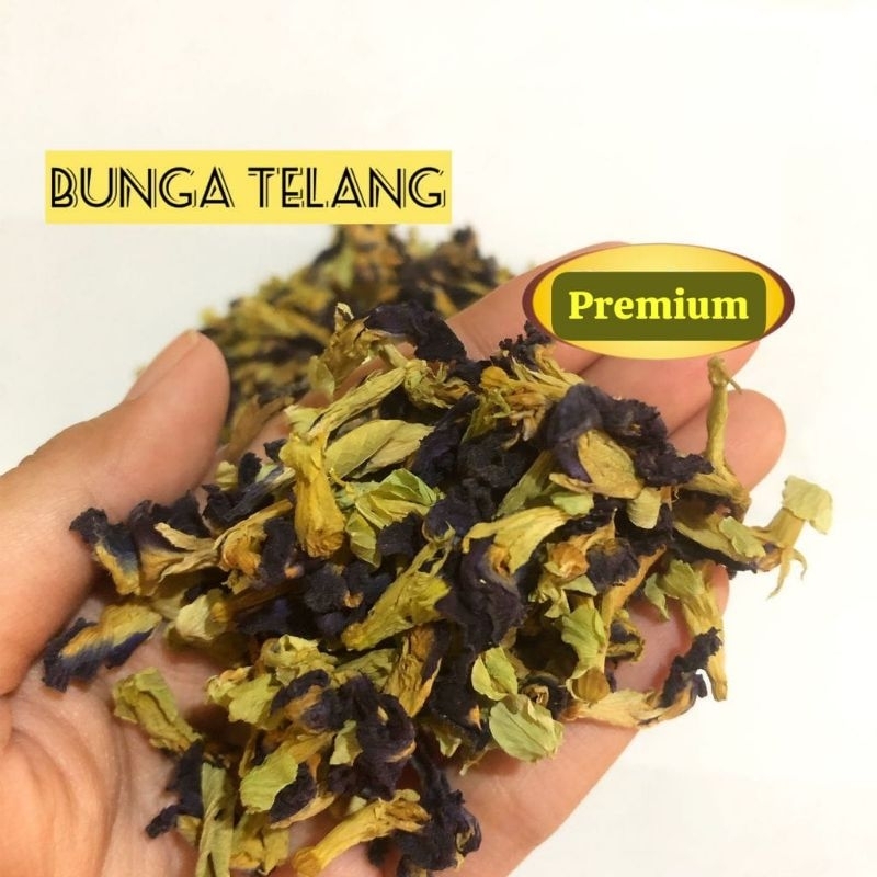 Bunga Telang Kering Premium 500gr bisa cod