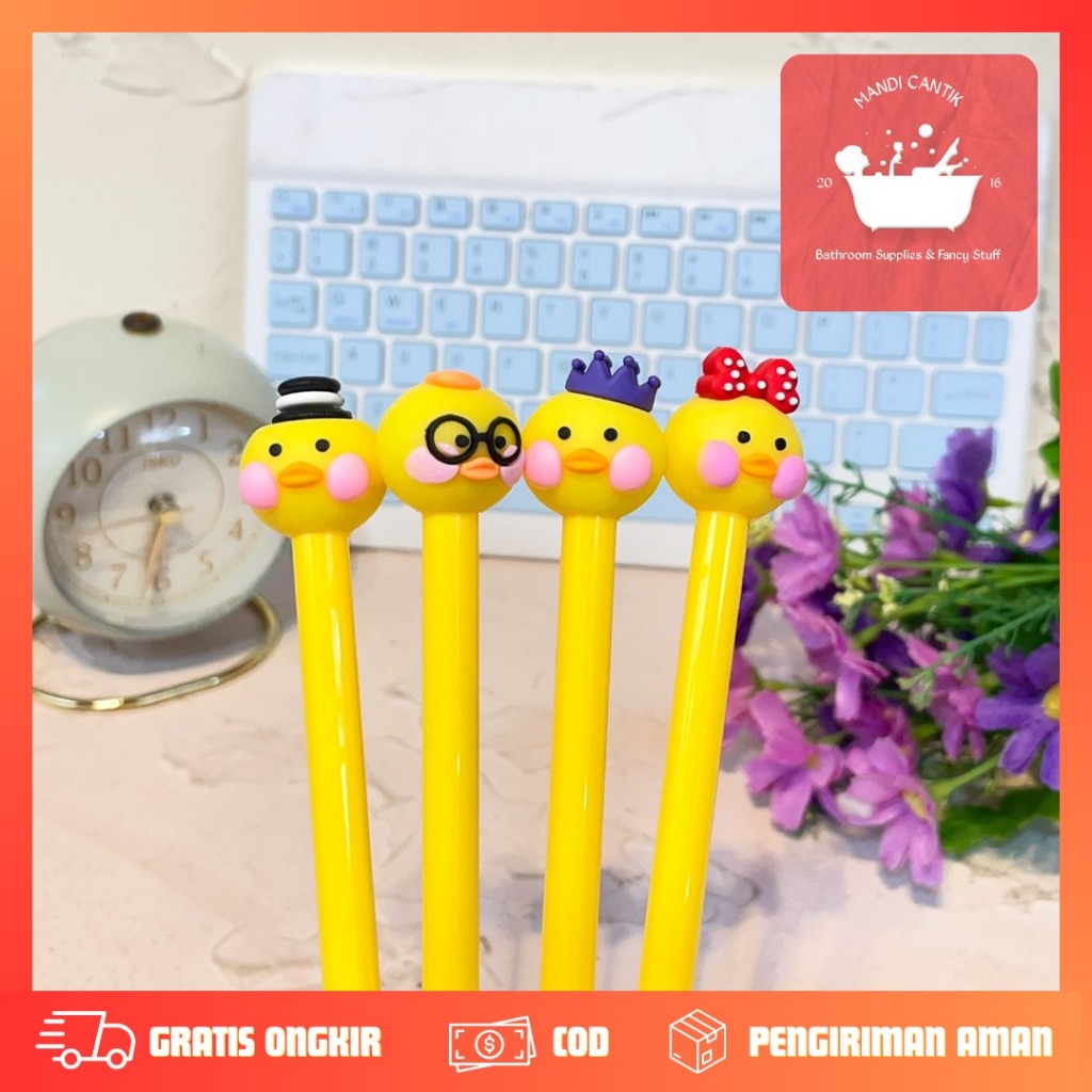 

PULPEN GEL BEBEK KUNING PGK-1441 PEN PENA LUCU IMUT KADO UNIK KOREA AESTHETIC COD