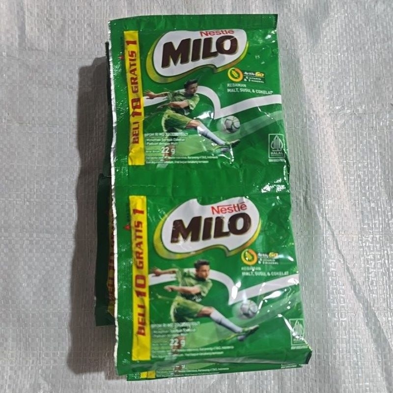 

Susu coklat milo renteng isi 11