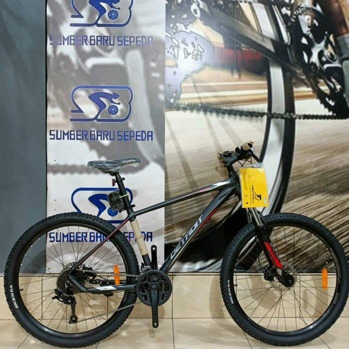 Sepeda gunung 27.5 inch mtb united detroit 2.1 frame alloy rem oli hidrolik 27 speed dewasa high qua