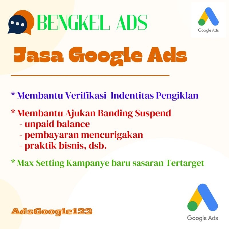 Jasa Setting Google Ads