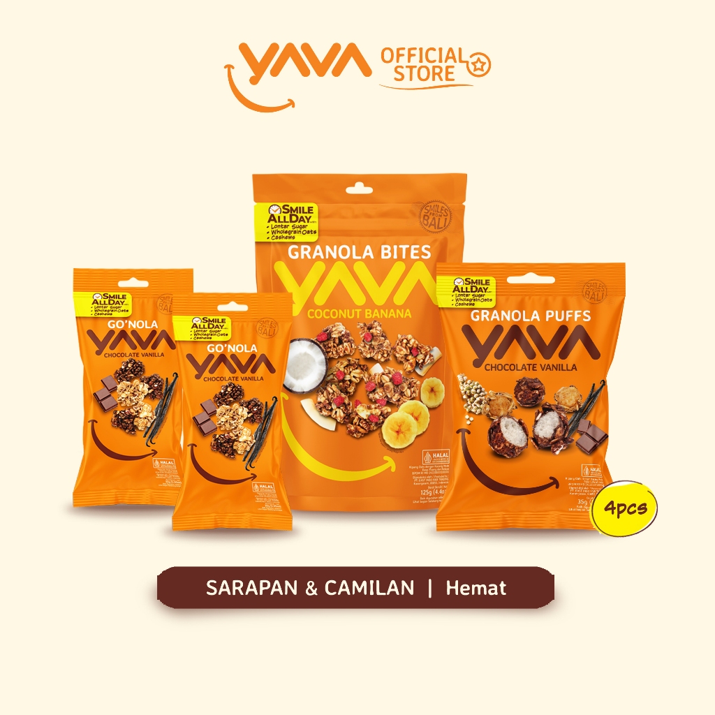 

YAVA Paket Sarapan & Camilan Hemat