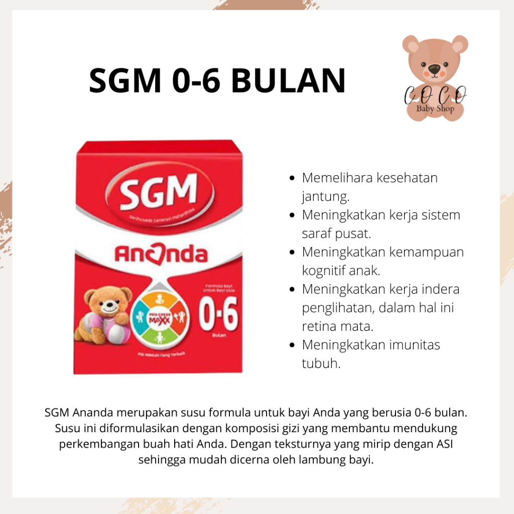 SGM Ananda (0-6 bulan)