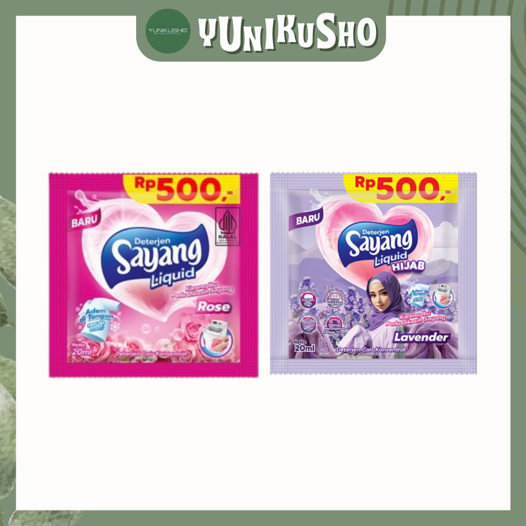 SAYANG Liquid Detergent SACHET per PCS 20 ml