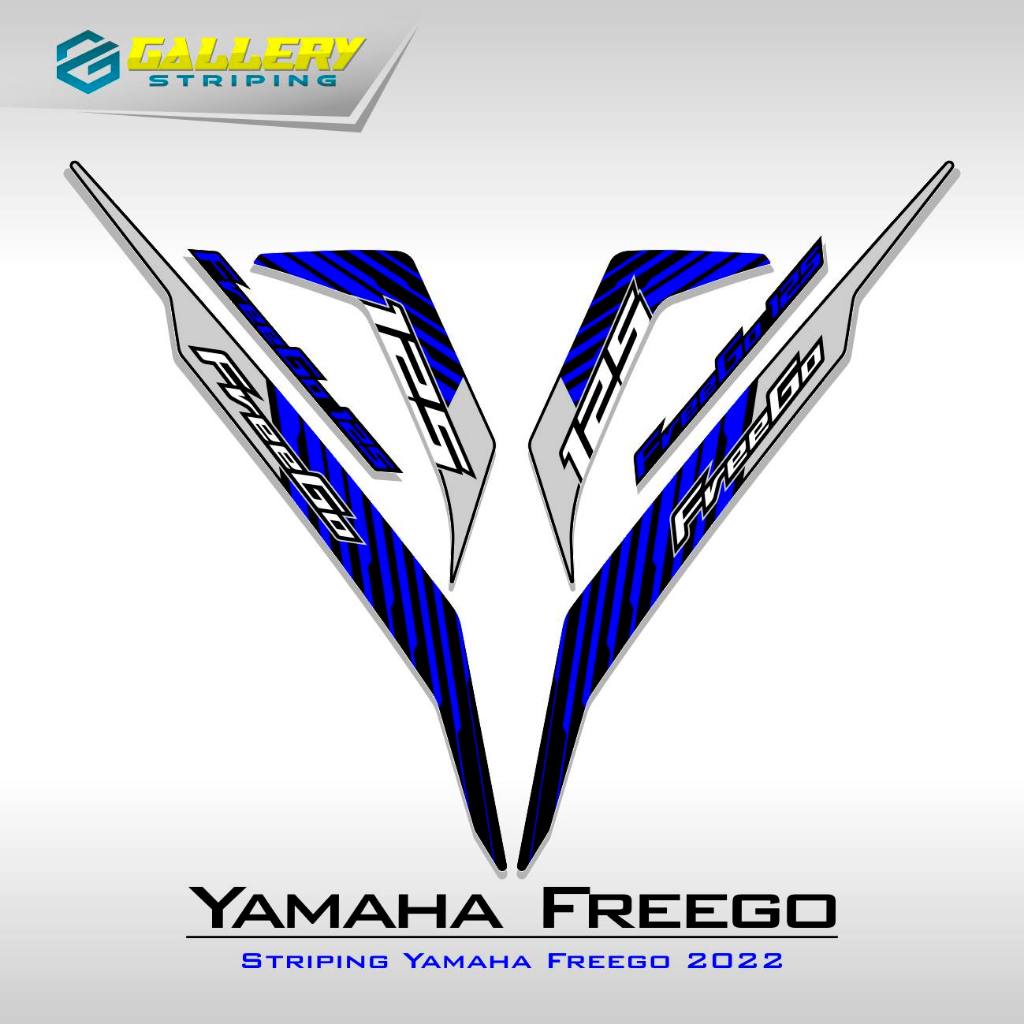 STRIPING YAMAHA FREEGO MOTIF 1 / YAMAHA FREEGO / STIKER FREEGO / STICKER / STIKER / STOCK DECAL / FR