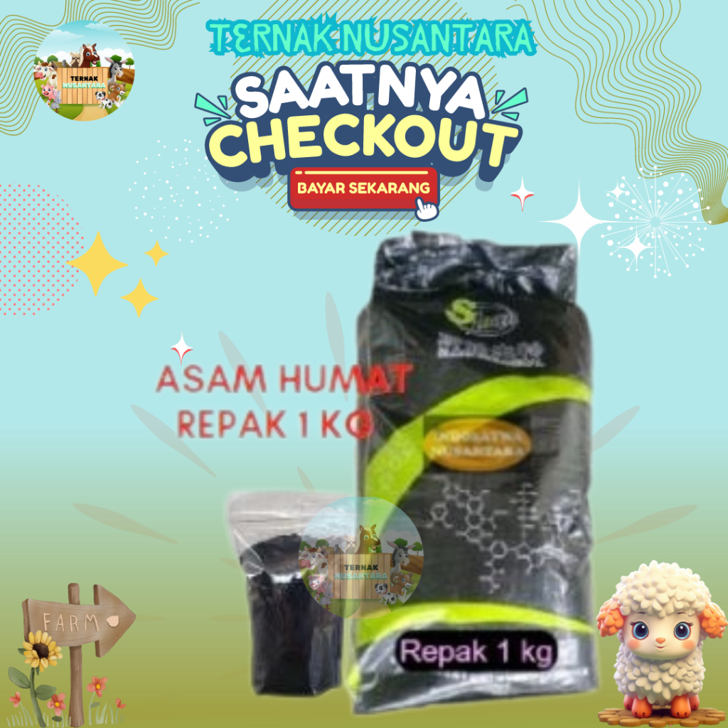 ASAM HUMAT SLOAN 1 KG - Untuk Pertanian dan Lainnya