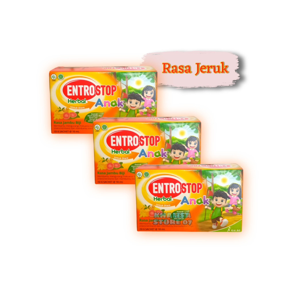 Entrostop Anak Cair 10ml Isi 6 Sachet / Antimo Anak / Antimo