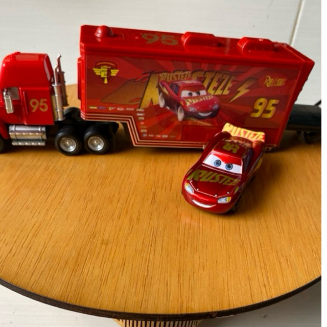 MATTEL LIGHTNING MCQUEEN DAN MACK CARS 3 DIE-CAST SET
