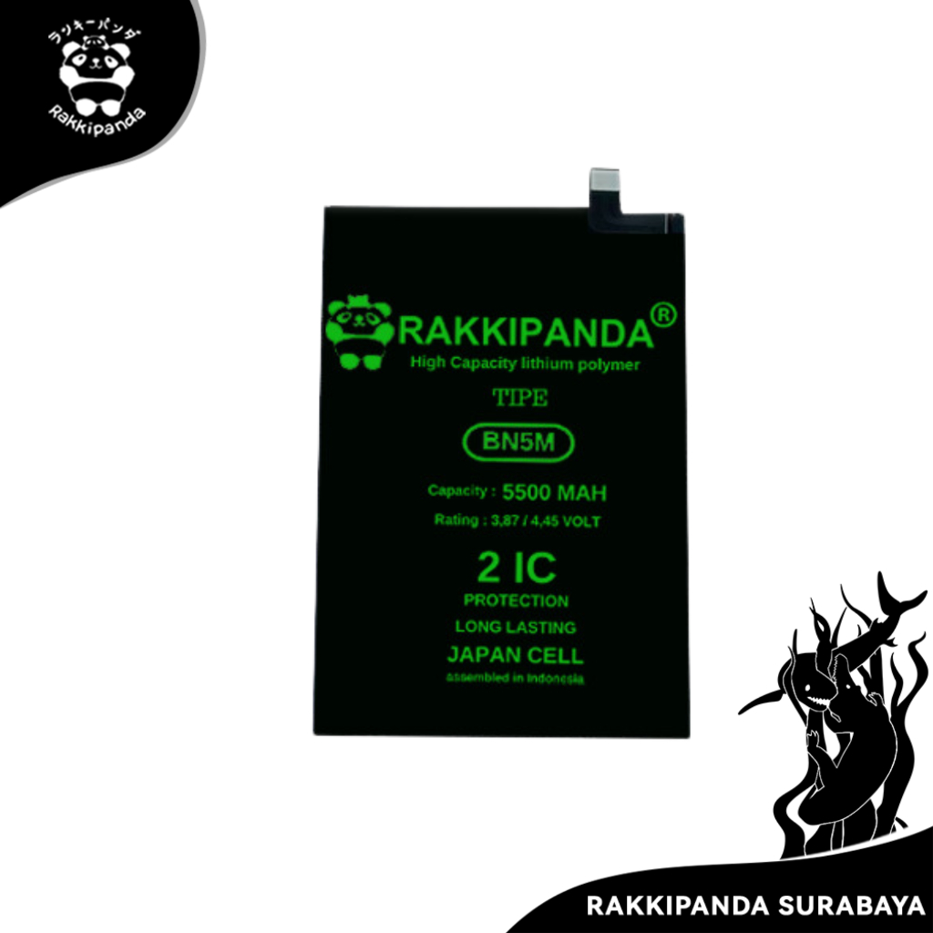 Baterai Rakkipanda BN5M Redmi Note 12