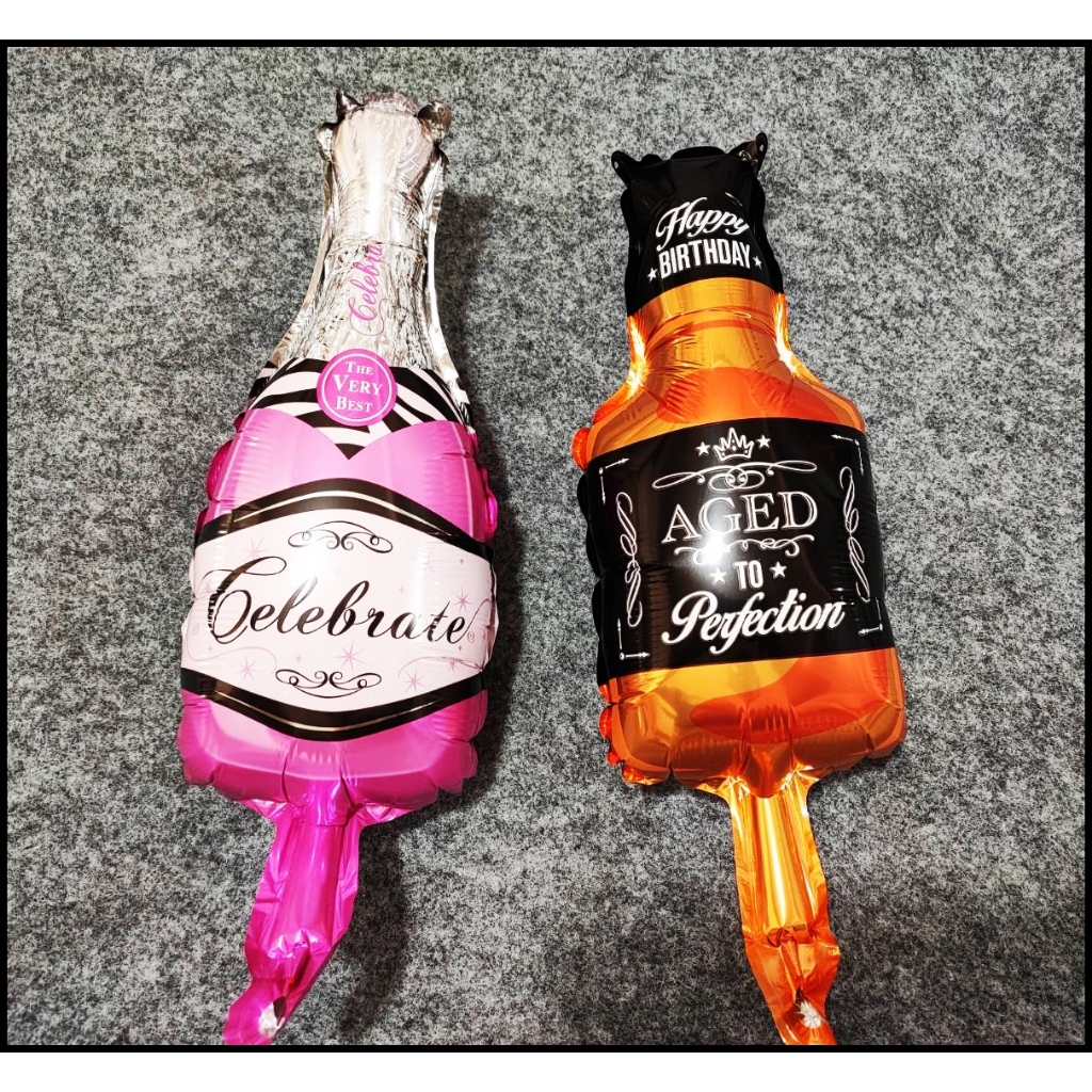 Balon Foil Minuman Wine Botol Beer Mini