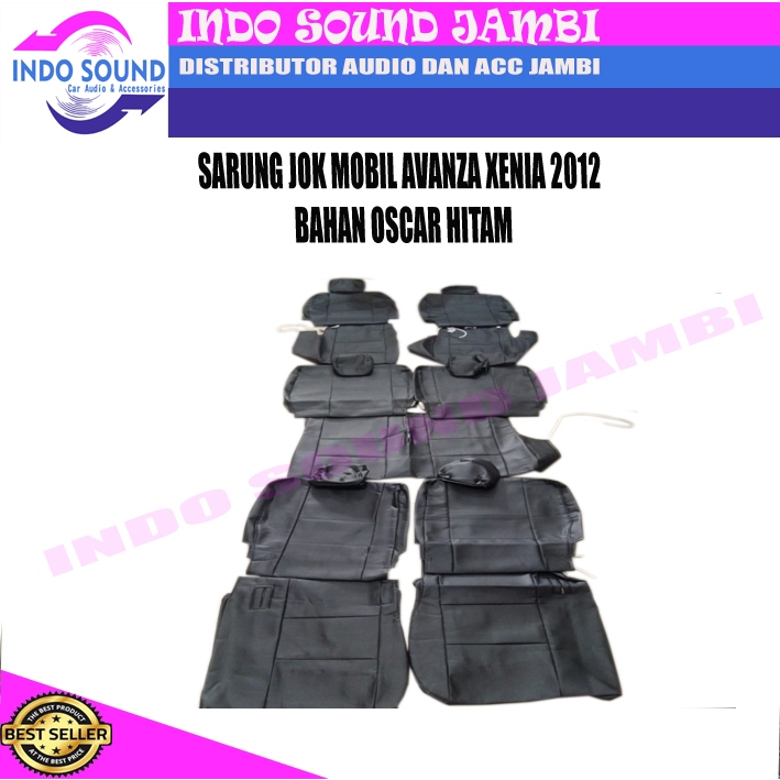 SARUNG JOK MOBIL AVANZA XENIA 2012 BAHAN OSCAR HITAM