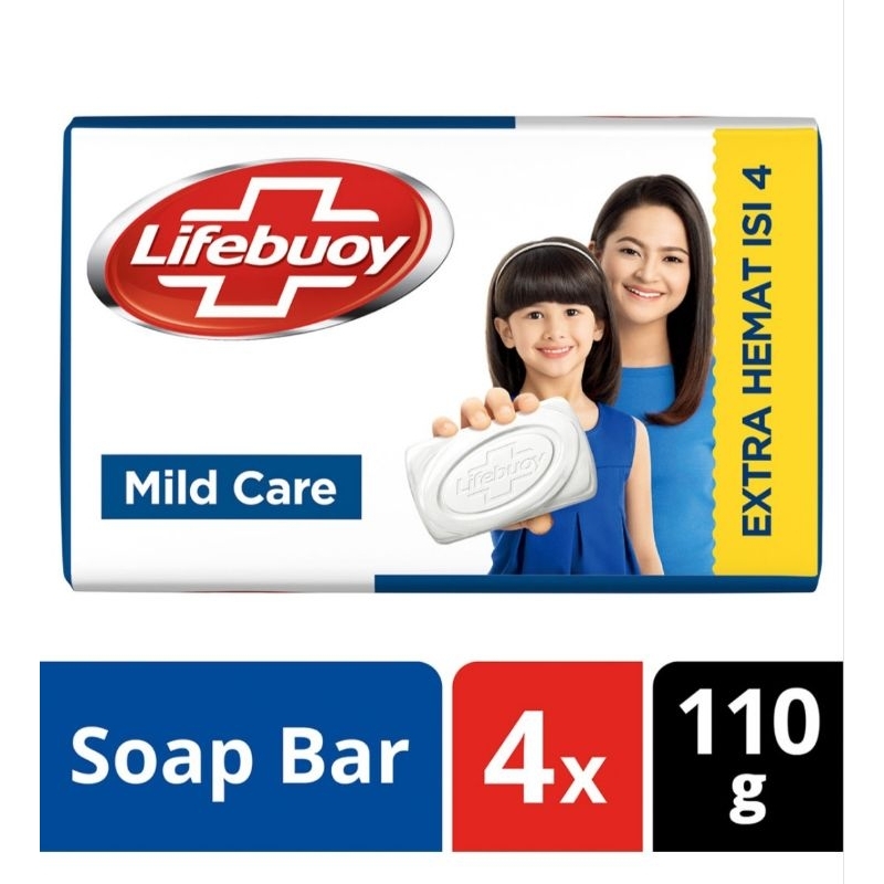 Lifebuoy Sabun Mandi Multipack Mild Care 4X110gRm