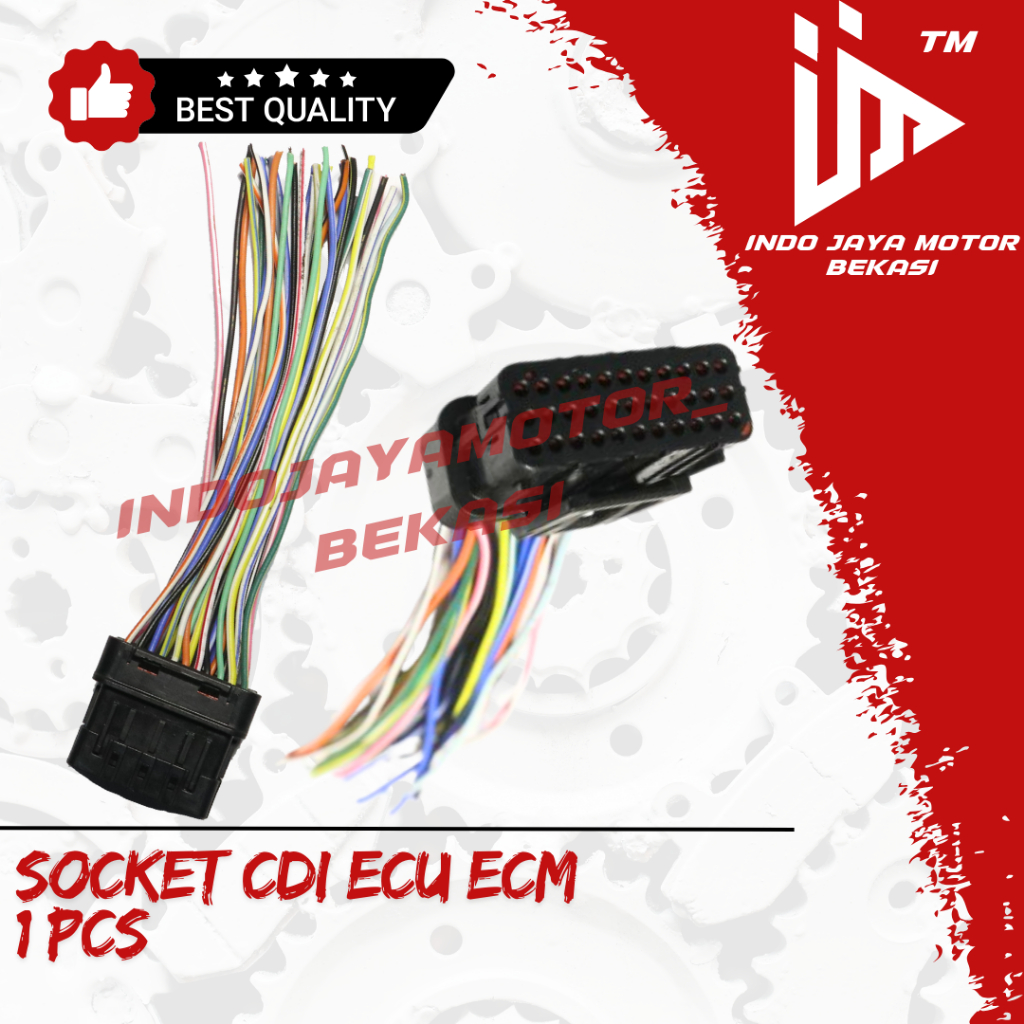 Socket ecu ecm honda beat esp beat pop scoopy K25G-601 stater kasar ori IJMOTOPARTS
