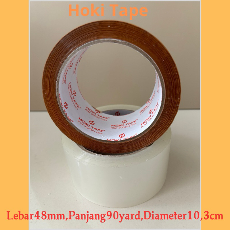 

OPP Lakban Bening/Cokelat 2inci 48mmX90yard (meteran full)