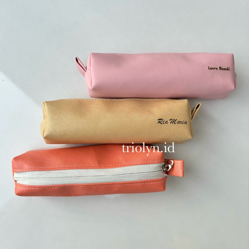 

Tempat Pencil korea Custom FREE ENGRAVE Case Kotak Pensil Custom Nama