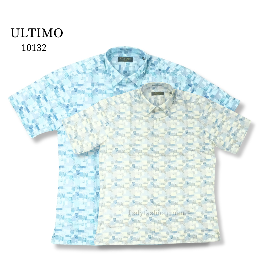 ULTIMO Kemeja Pendek Katun Pria 10132