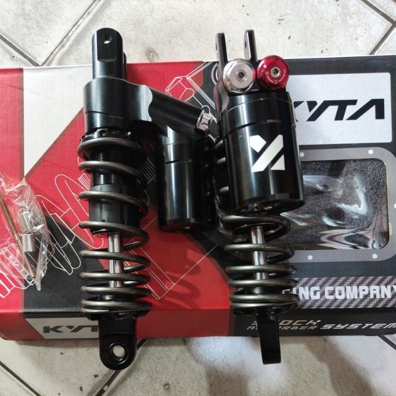 shock aerox /nmax new ktc kytaco ceper brands udah Transformer ke logo K ori buat aerox 155 belakang