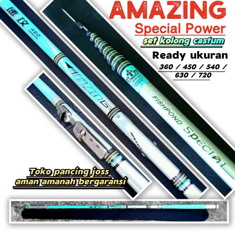 TEGEK KOLONG AMAZING SPECIAL POWER 360 450 540 630 720 BAHAN CARBON TEGEK RINGAN