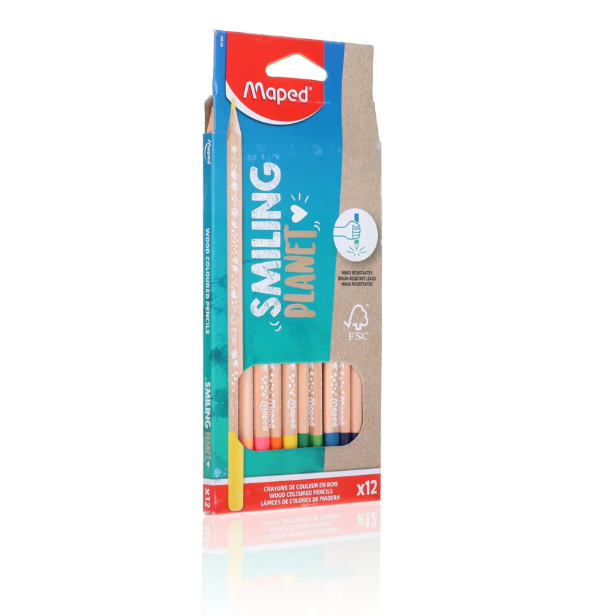 

Pensil Warna Maped 12 Colors SMILING PLANET