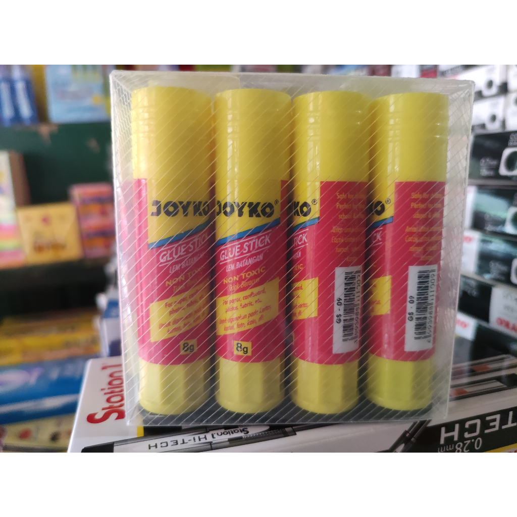 

Glue Stick Joyko 8gr GS-09 isi 12 Pcs / Lem Kertas Joyko 8gr ( 12 Pcs ) GS-09