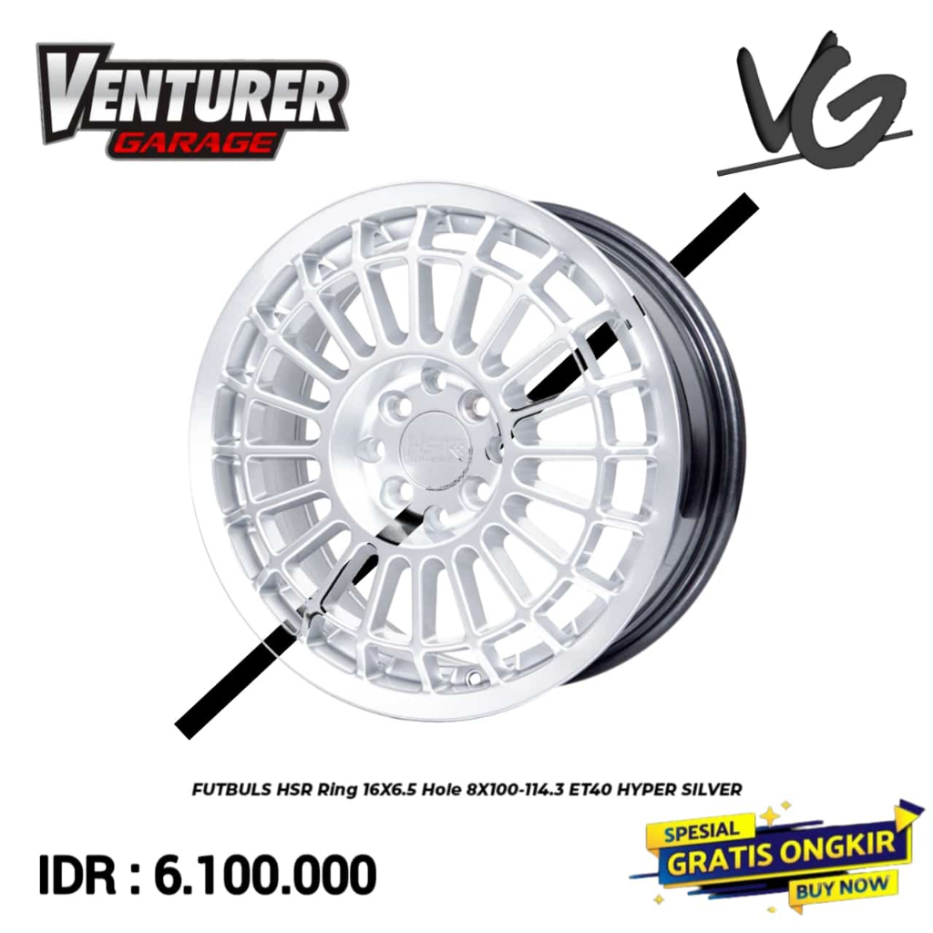 [4 pcs] Velg racing 16 HSR futbuls terbaru livina kijang brio yaris malang