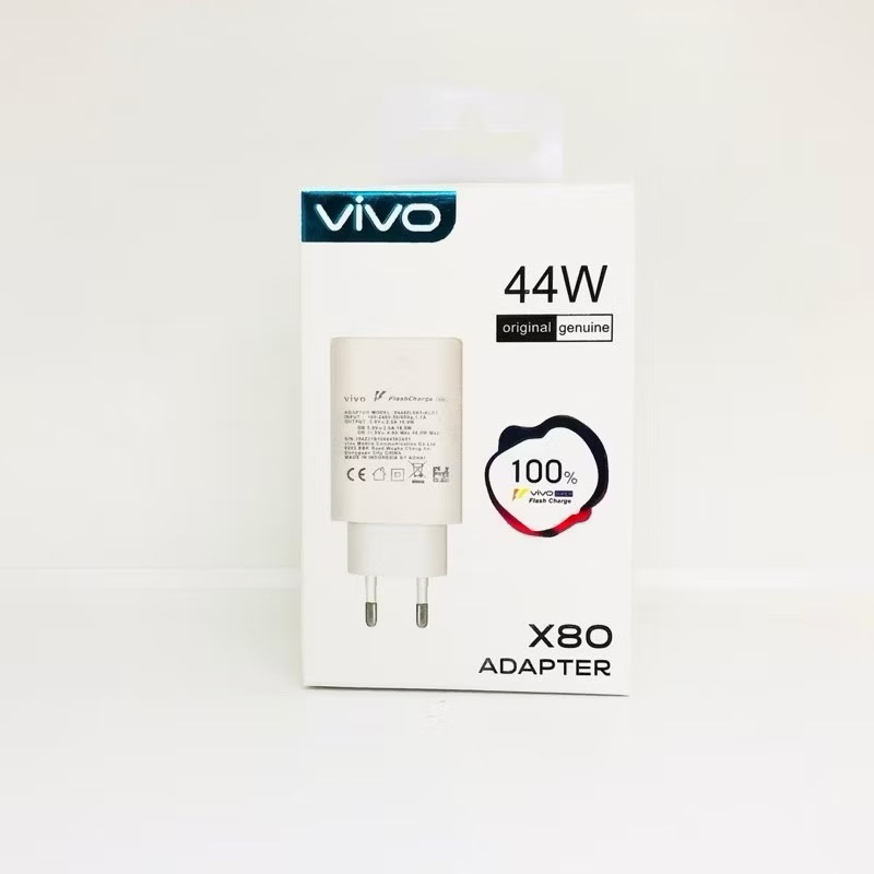 Batok Charger Vivo X80 44w 1usb adapter Charger Vivo X80 44w