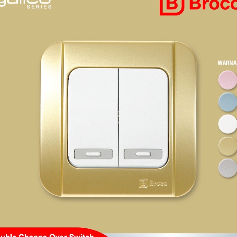 FG2 Broco Electrical Galleo G164 B Saklar Seri Hotel