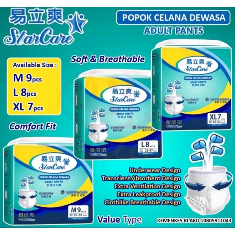 Star Care Popok Dewasa Celana