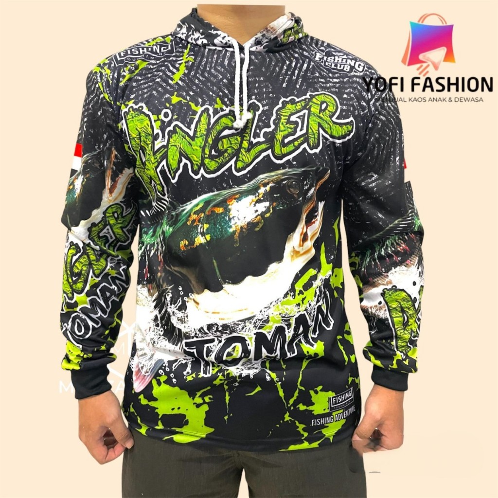 RB Baju Mancing Tangan Panjang Jersey Mancing Kaos Mancing