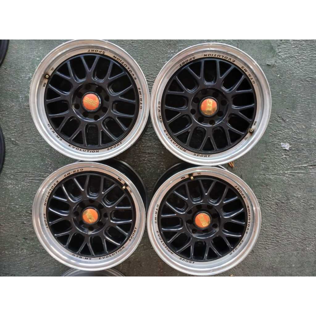 VELG MOBIL BEKAS BBS RING 15 LEBAR 6,5 PCD 4X100, 4X114 ET35