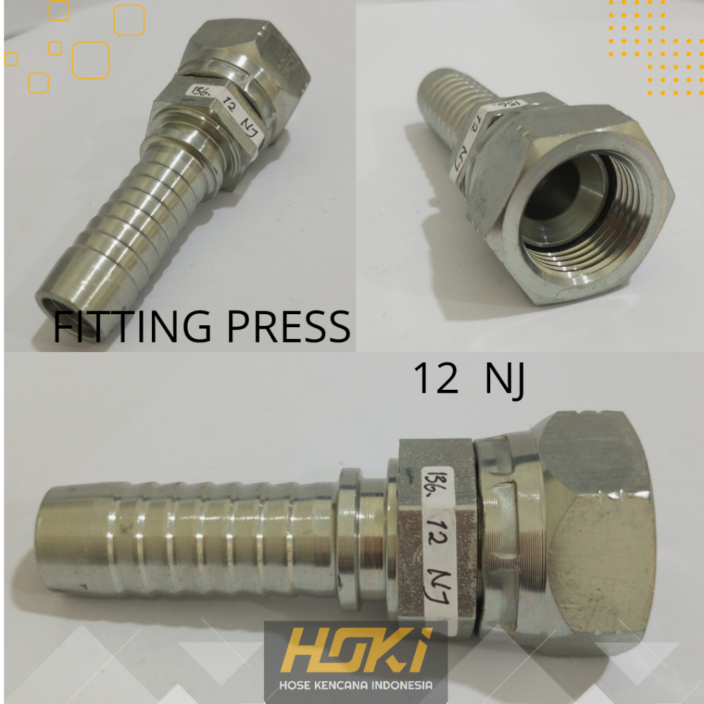 Fitting Hose Hydraulic 12 NJ