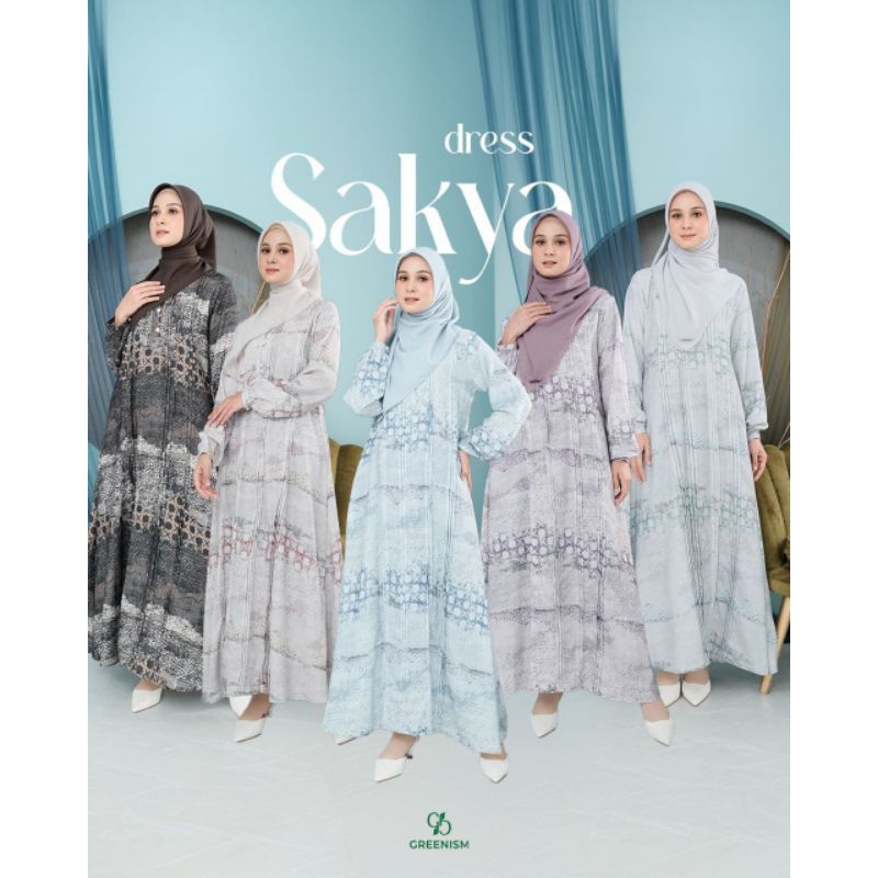 SAKYA DRESS BY GREENISM/SAKYA DRESS GREENISM/DRESS GREENISM/GAMIS BUSUI/GAMIS GREENISM/Sakya dress b