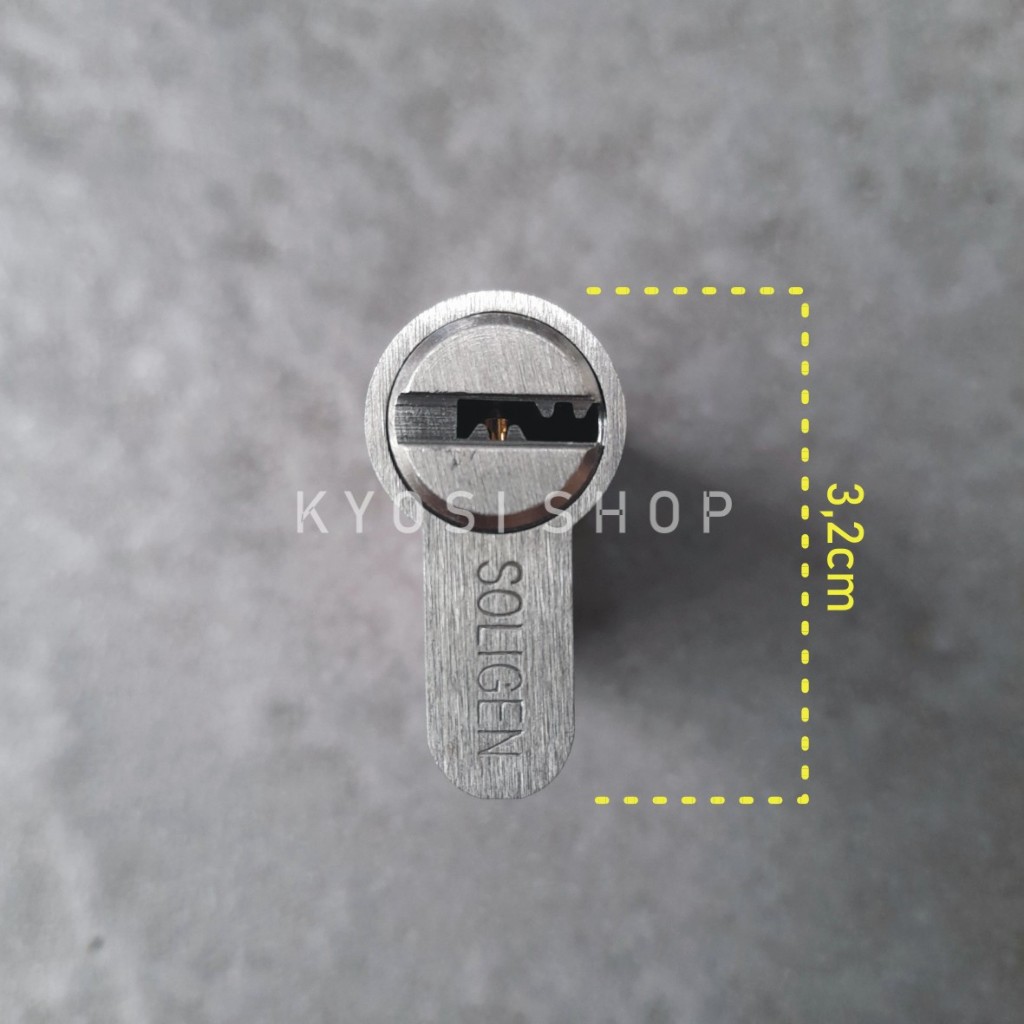 Soligen Silinder Kunci Komputer / Isi Silinder Besar Soligen 60 mm / Silinder Kunci Komputer /