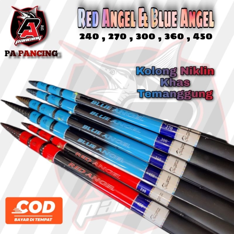 Tegek Red Angel & Blue Angel Kolong Niklin