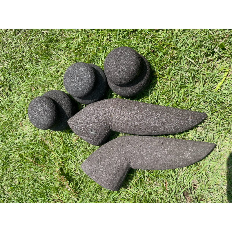 Ulekan Cobek Batu Merapi Asli untuk Dapur - Ulekan - Kitchenware - munthu - Batu Asli