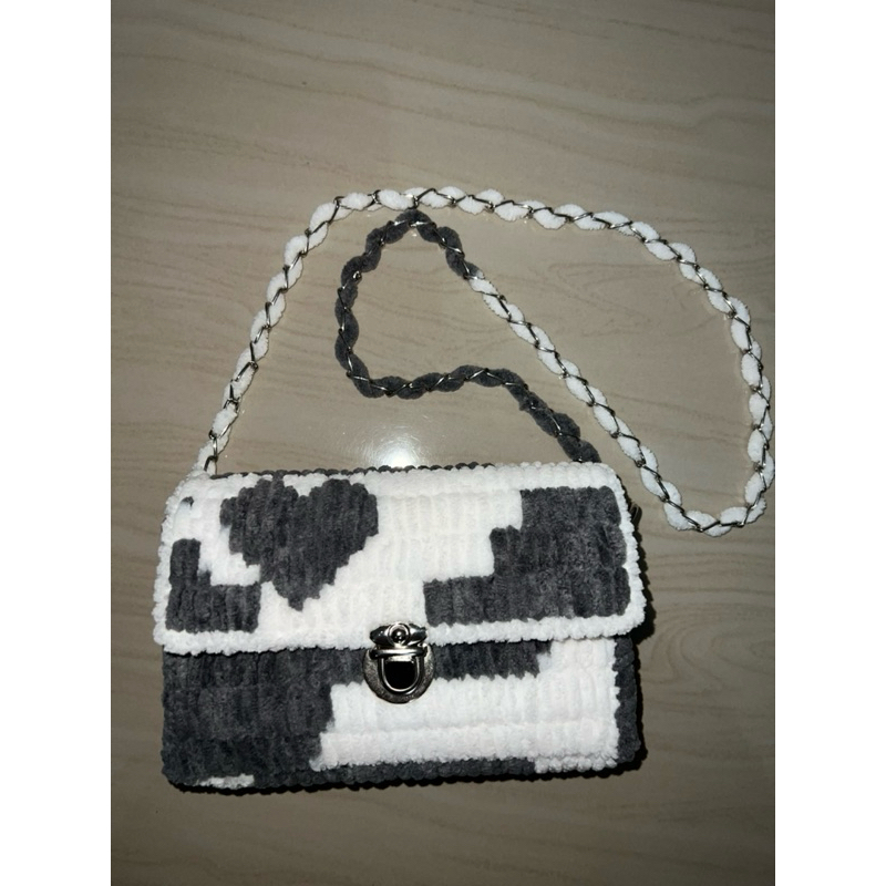 [ franshi.croche ] Plastic Canvas Bag // Tas Canvas Rajut Handmade