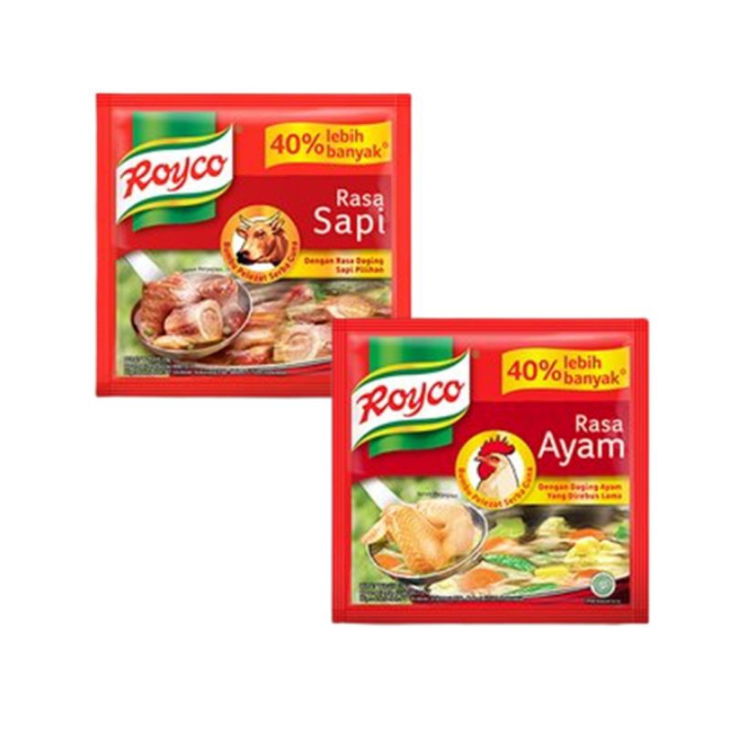 

Royco ayam & sapi isi 12pcs