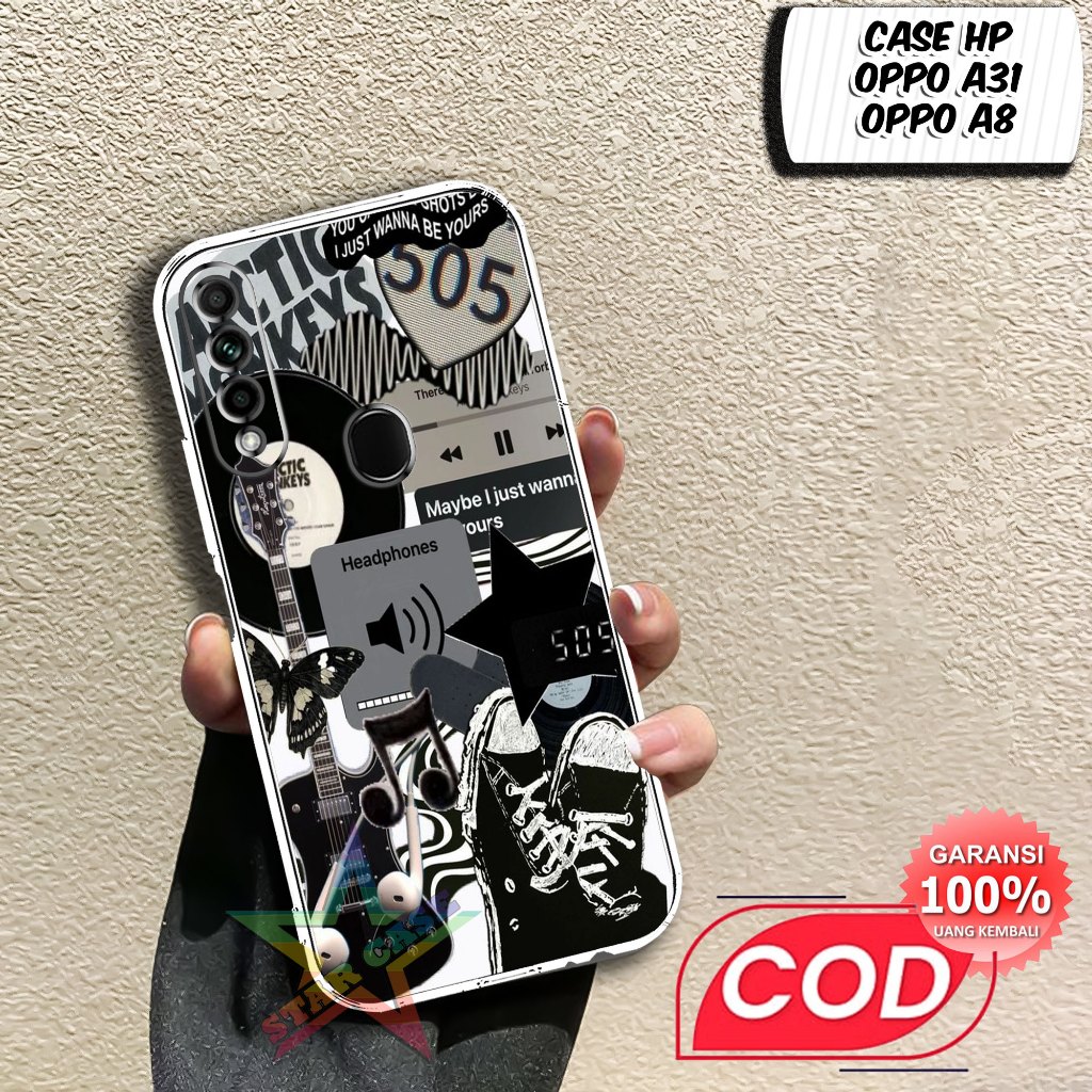 Case OPPO A31 TERBARU Motif [ AESTETIK ] Terlaris Casing OPPO A8 Terbaru Softcase Clear Protected Ca